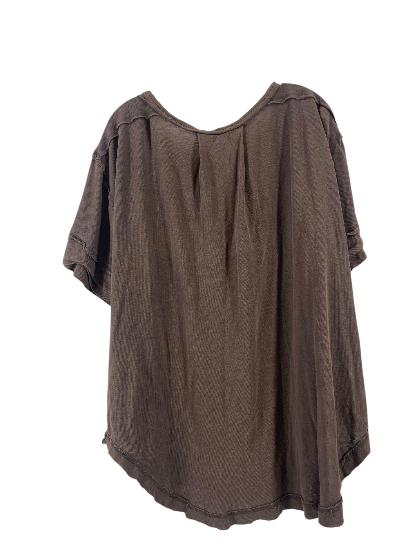 Top Short Sleeve By We The Free In Brown, Size: M