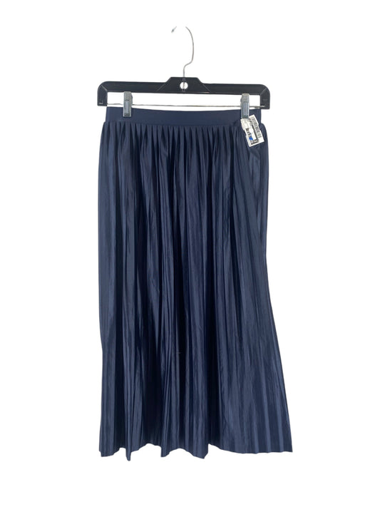 Skirt Midi By Top Shop In Navy, Size: 2