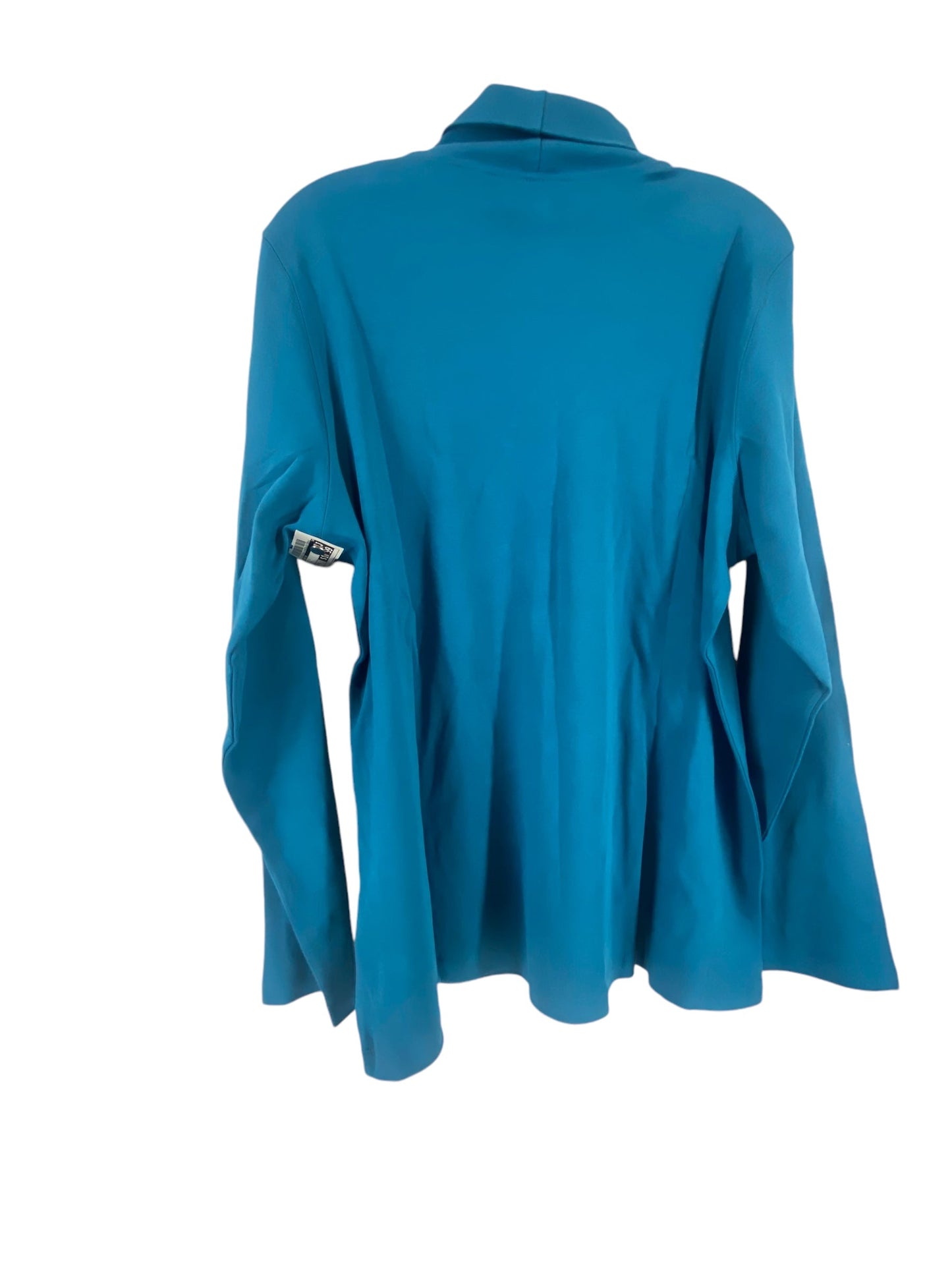 Top Long Sleeve By Lands End In Teal, Size: Xl