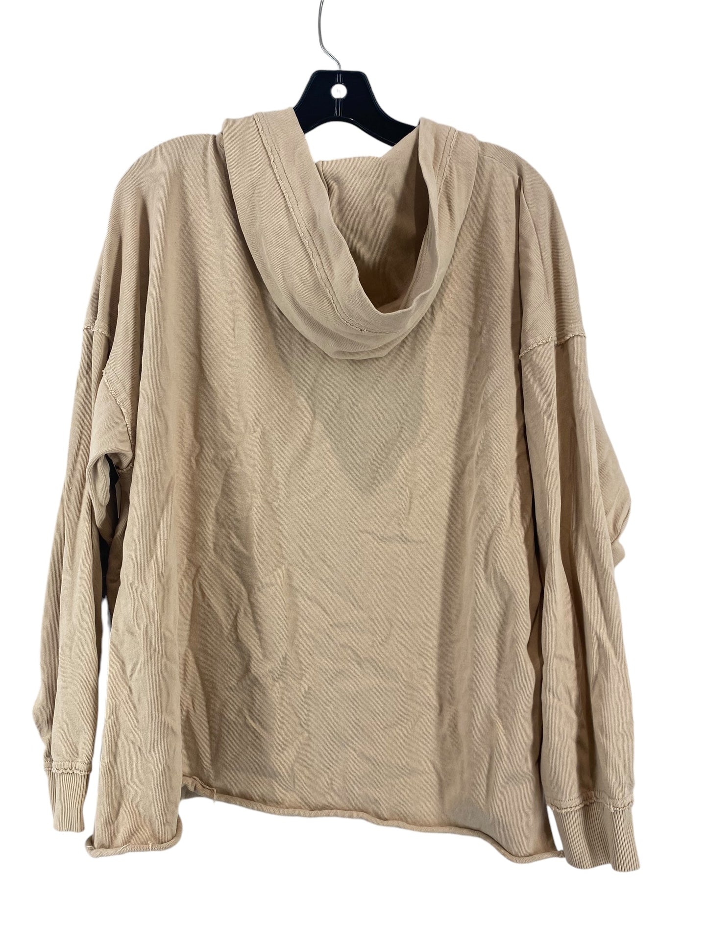 Sweatshirt Hoodie By Aerie In Tan, Size: Xs