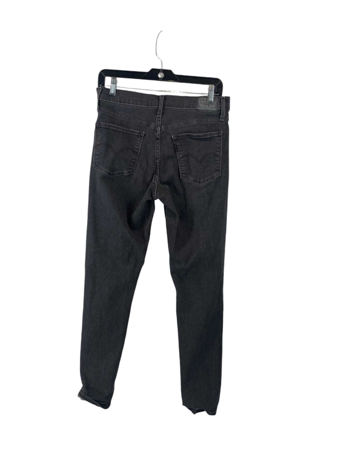 Jeans Skinny By Levis In Black, Size: 8