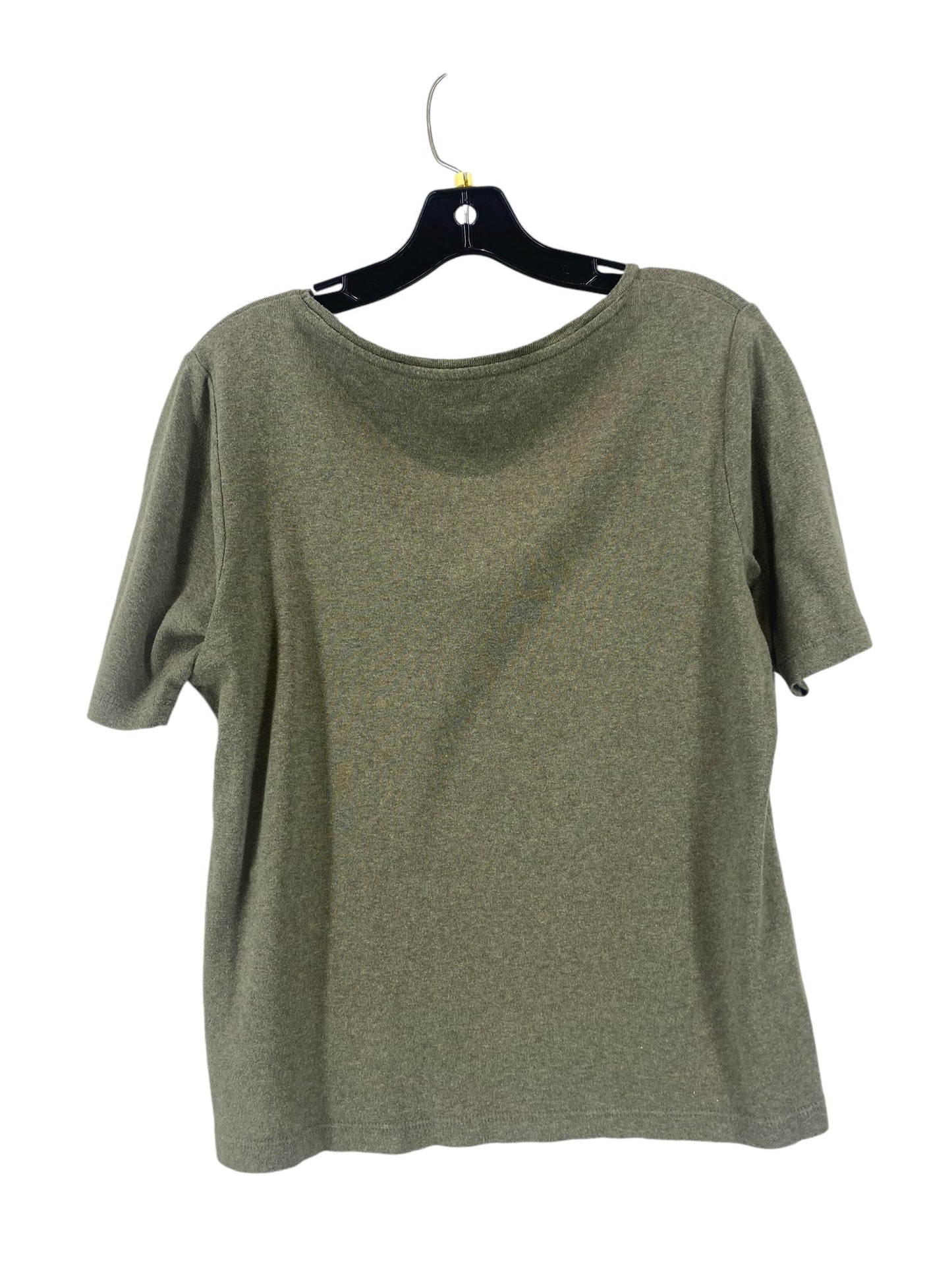 Top Short Sleeve By Chicos In Green, Size: S