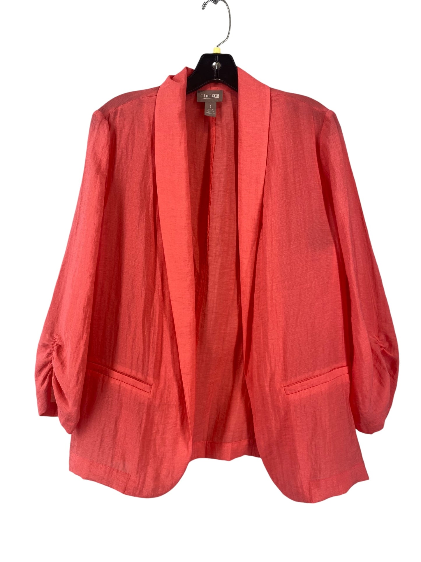 Blazer By Chicos In Coral, Size: S