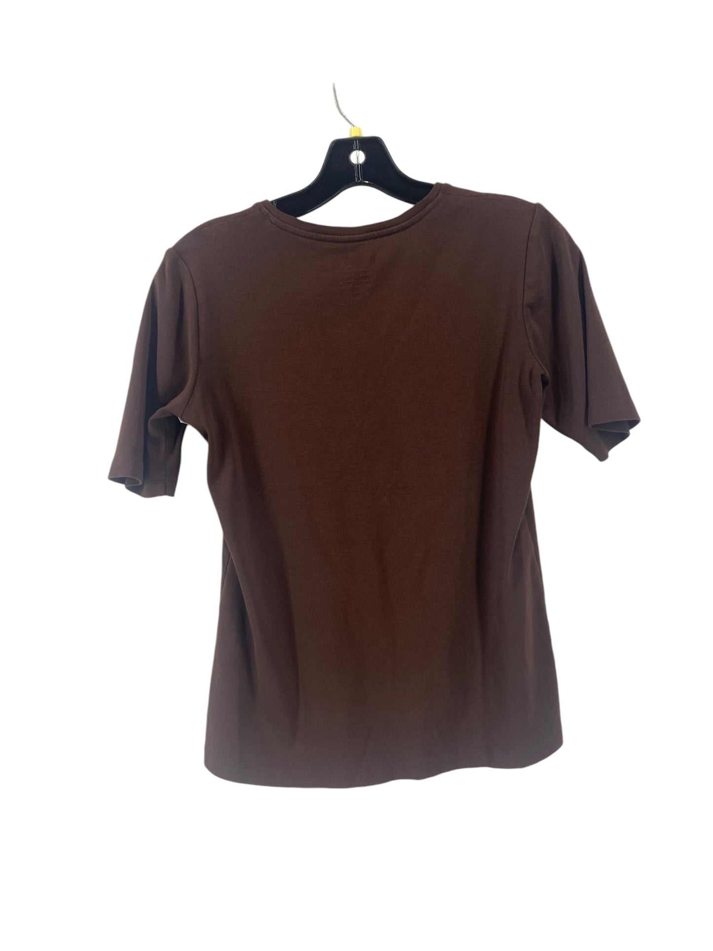 Top Short Sleeve By Chicos In Brown, Size: 0