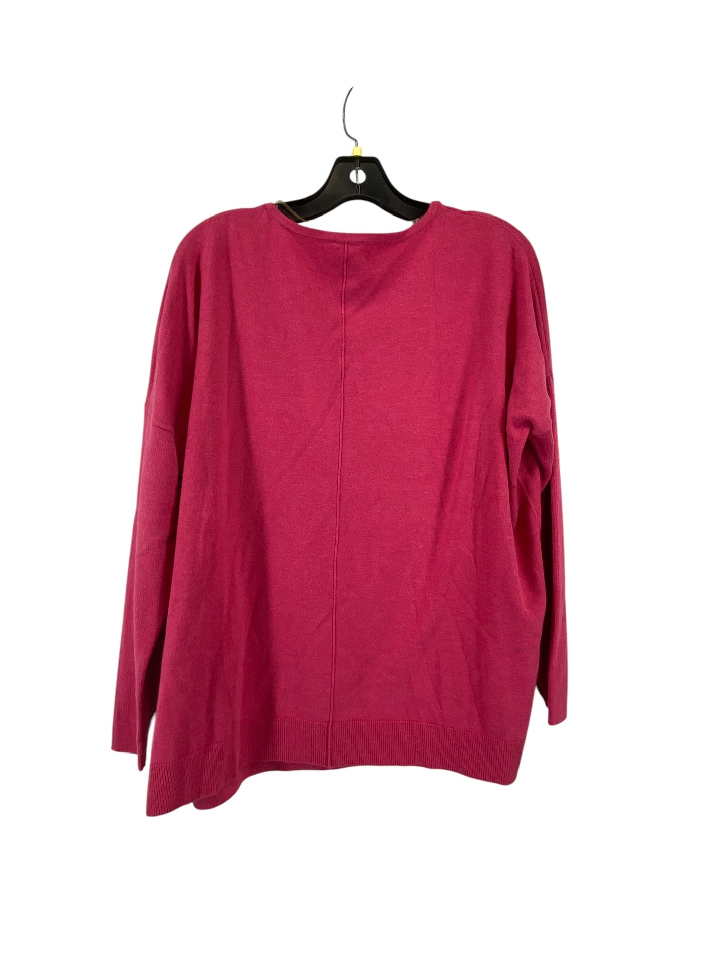 Sweater By Chicos In Pink, Size: S