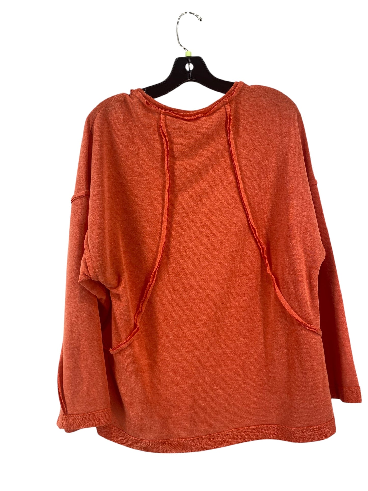 Top Long Sleeve By Clothes Mentor In Orange, Size: S