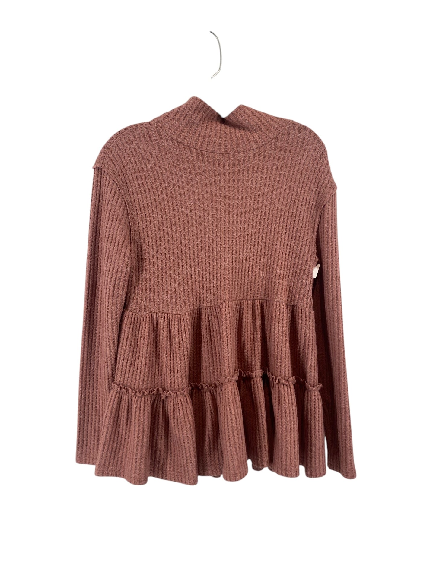 Top Long Sleeve By Altard State In Mauve, Size: Xs