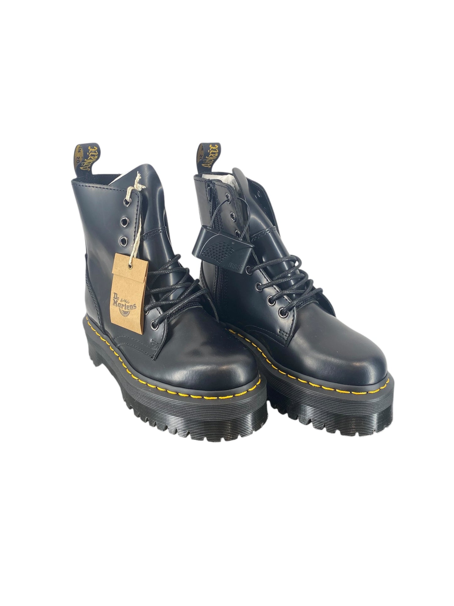 Boots Ankle Heels By Dr Martens In Black, Size: 5