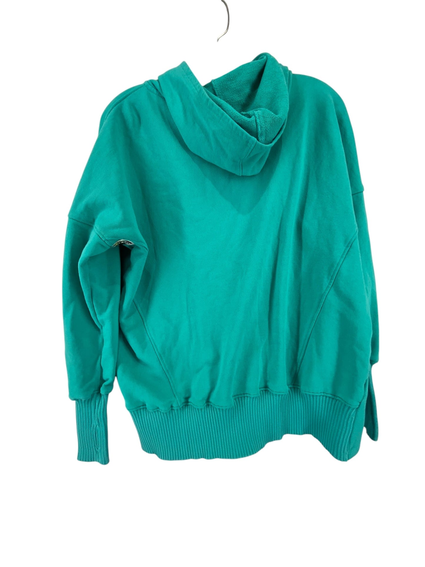 Sweatshirt Hoodie By Clothes Mentor In Teal, Size: S