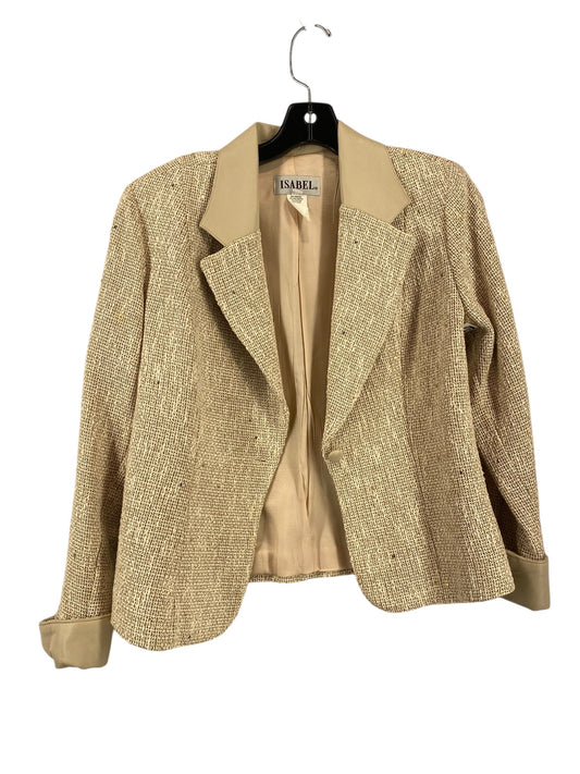 Blazer By Clothes Mentor In Tan, Size: M