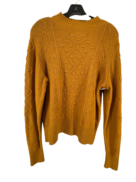 Sweater By Lucky Brand In Yellow, Size: L