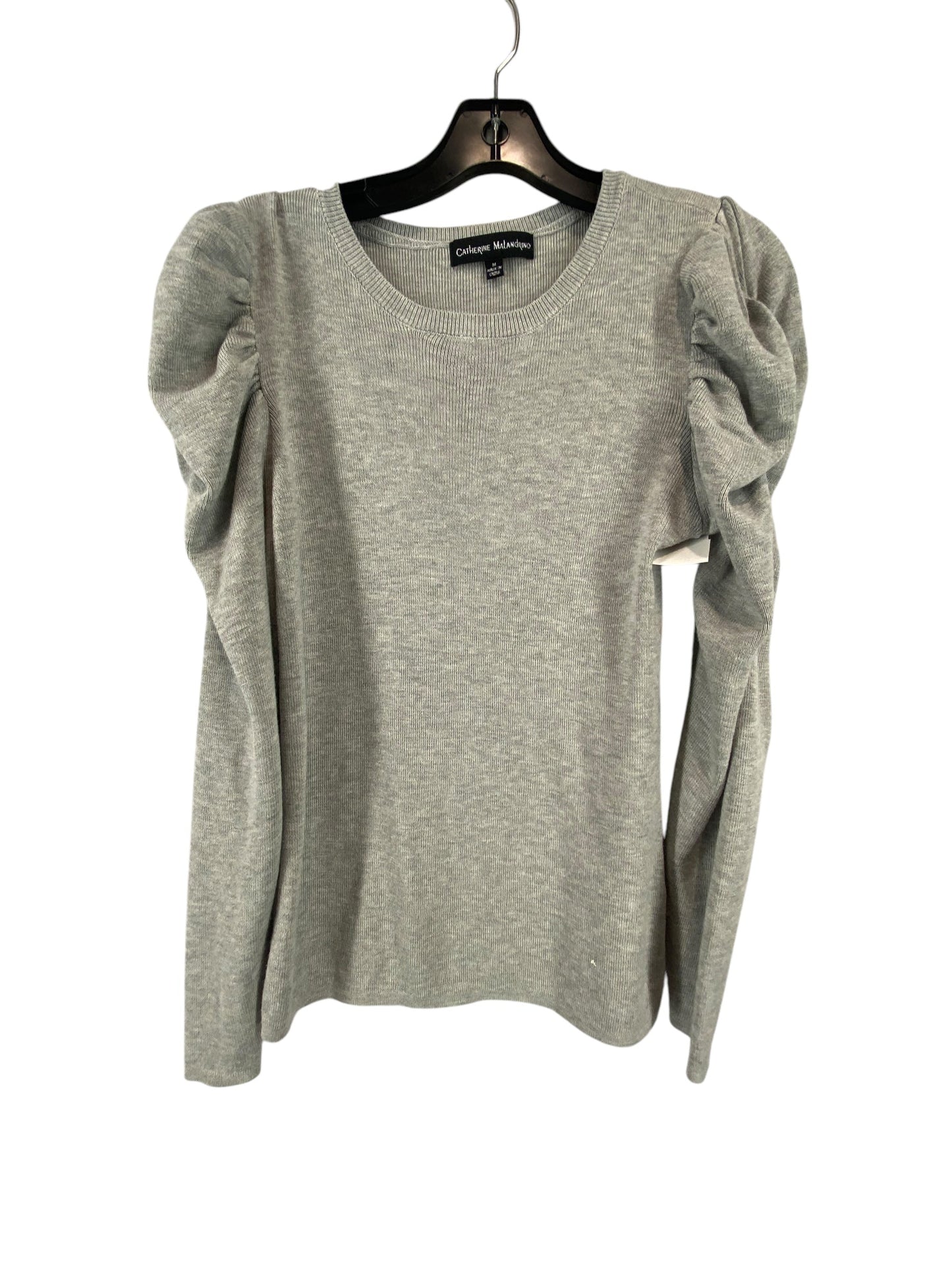 Sweater By Catherine Malandrino In Grey, Size: M