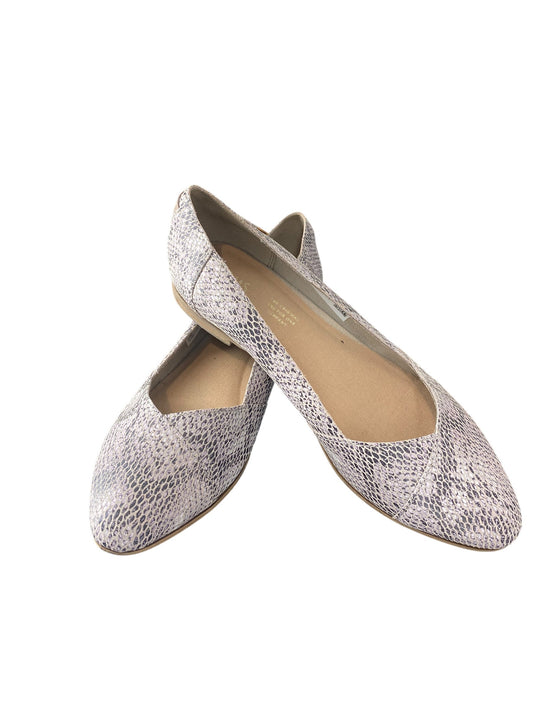 Shoes Flats By Toms In Snakeskin Print, Size: 8