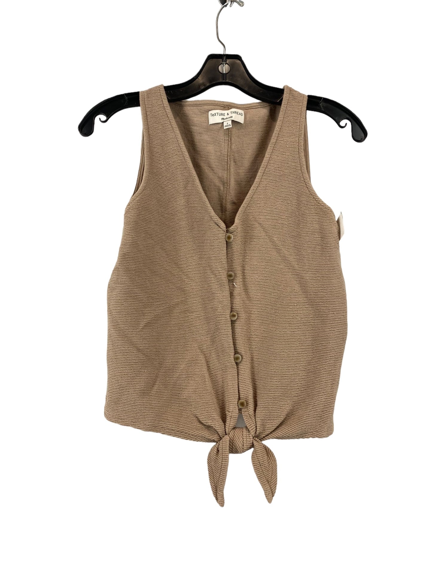 Brown Top Sleeveless Madewell, Size S