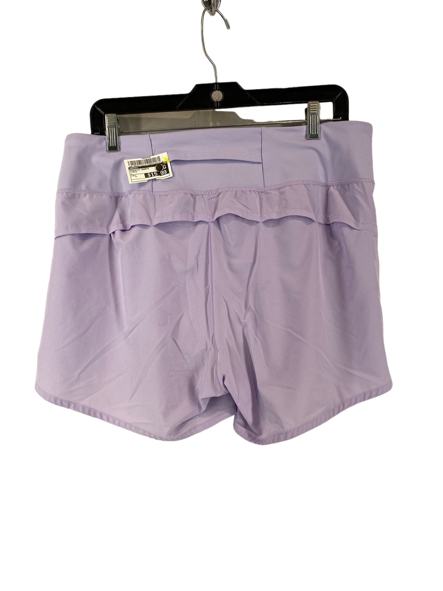 Purple Athletic Shorts Brooks, Size L