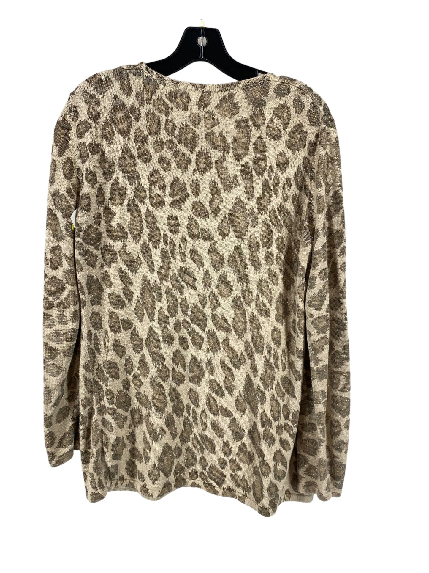 Top Long Sleeve By Chicos In Animal Print, Size: 3