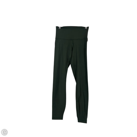 Athletic Leggings By Lululemon In Green, Size: 4