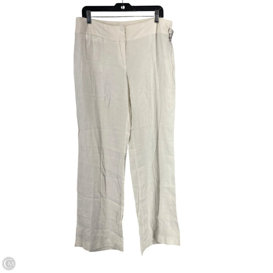Pants Linen By Eileen Fisher In White, Size: 10