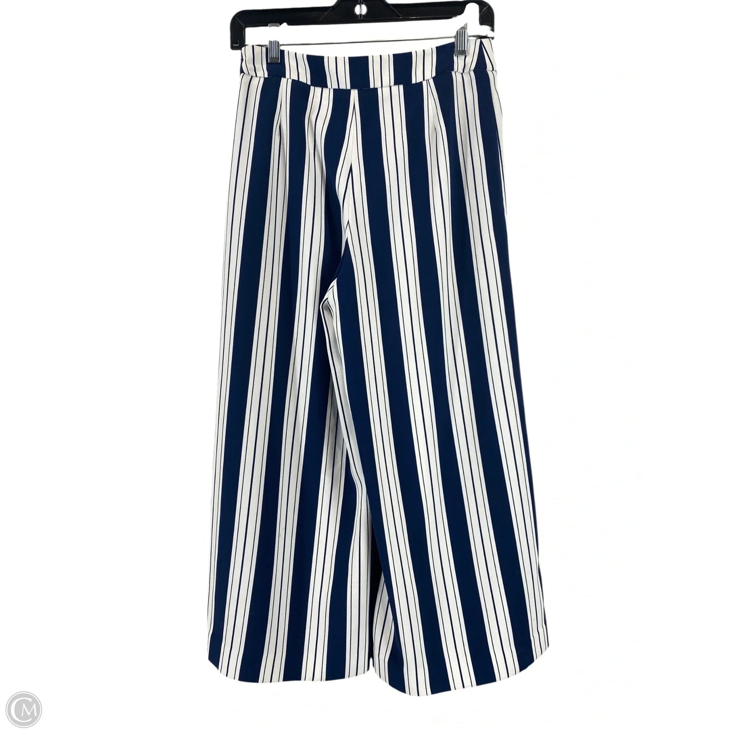 Pants Cropped By H&m In Blue & White, Size: 6