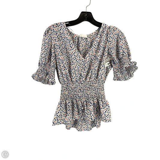 Top Short Sleeve By Sienna Sky In White, Size: Xs