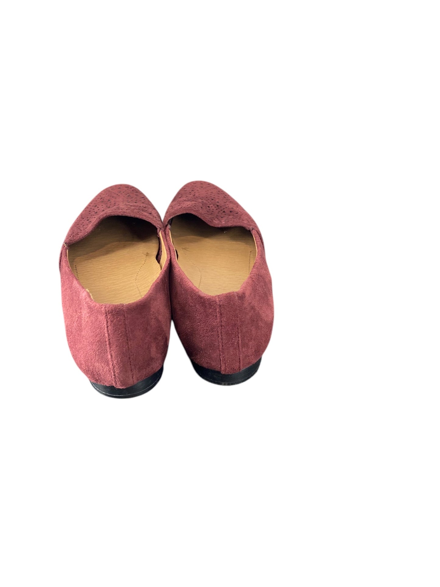 Shoes Flats By Bare Traps In Maroon, Size: 7.5