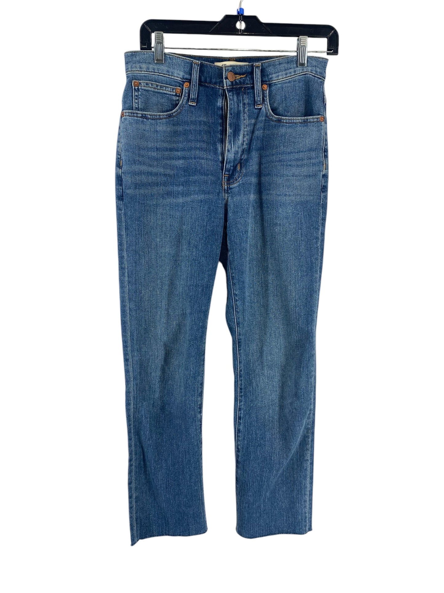 Jeans Cropped By Madewell In Blue, Size: 26