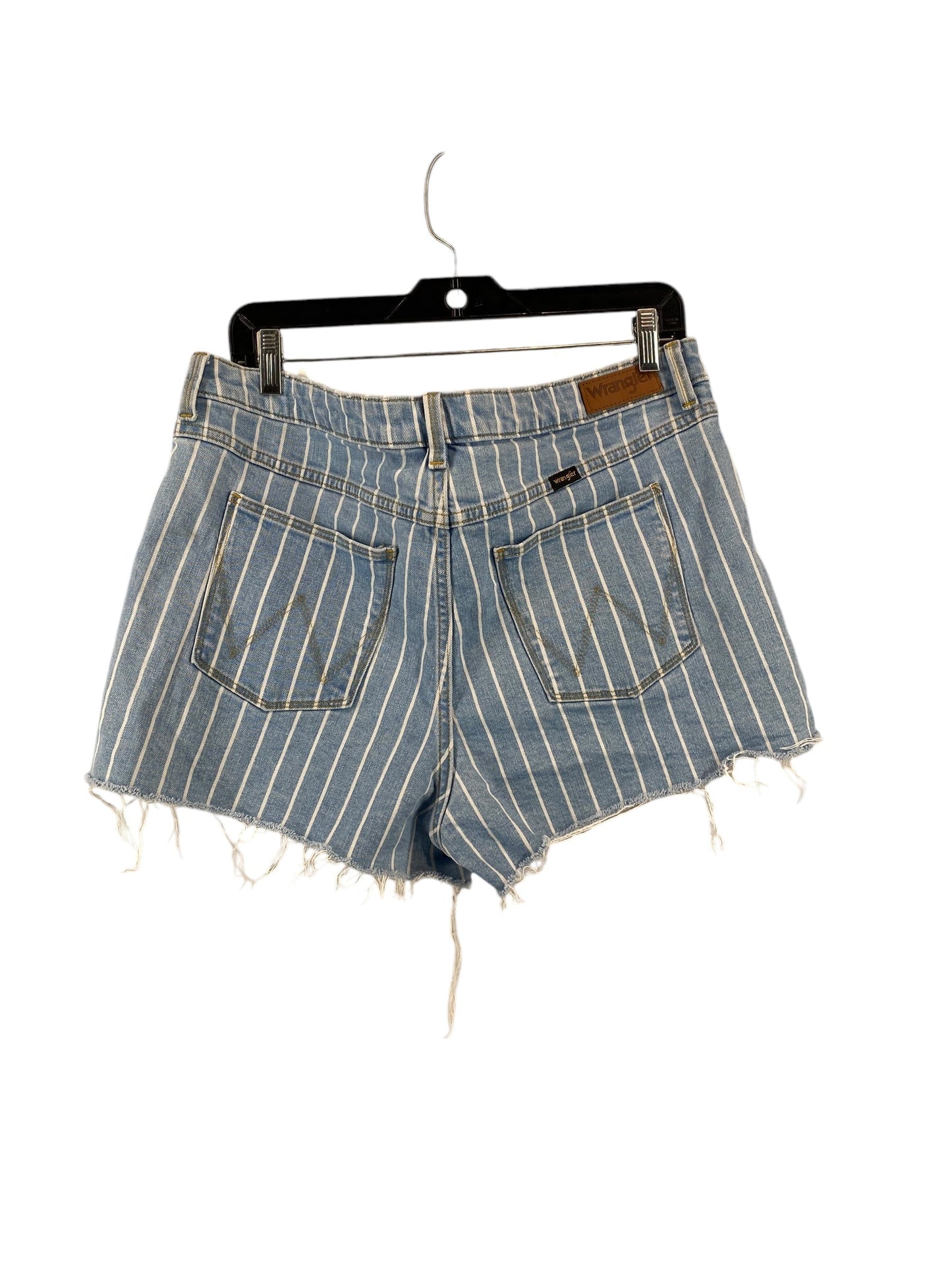 Shorts By Wrangler In Blue Denim, Size: 16