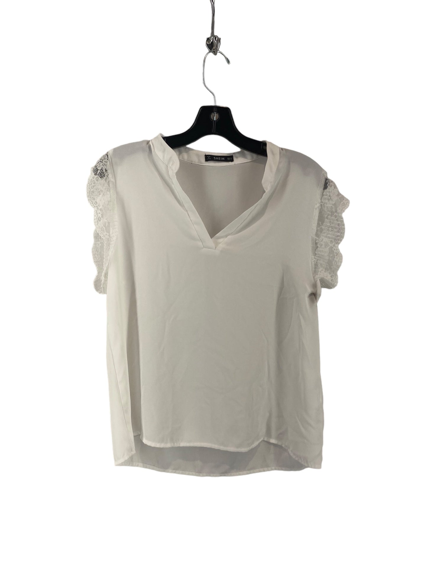 Blouse Sleeveless By Shein In White, Size: M