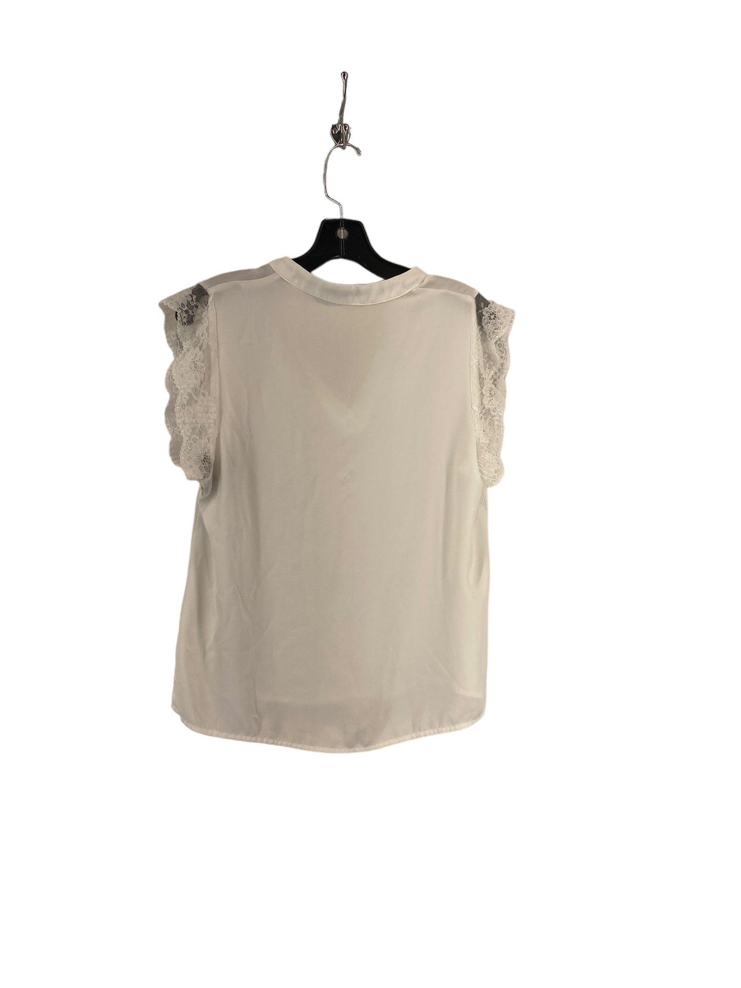 Blouse Sleeveless By Shein In White, Size: M