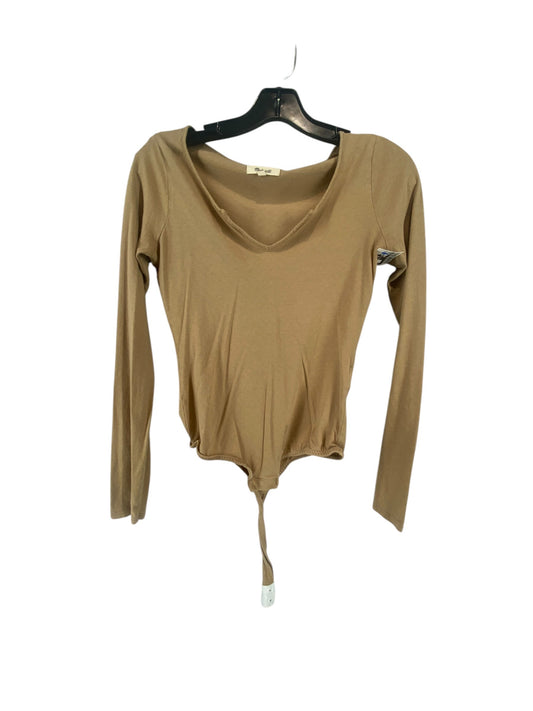 Bodysuit By Madewell In Tan, Size: M