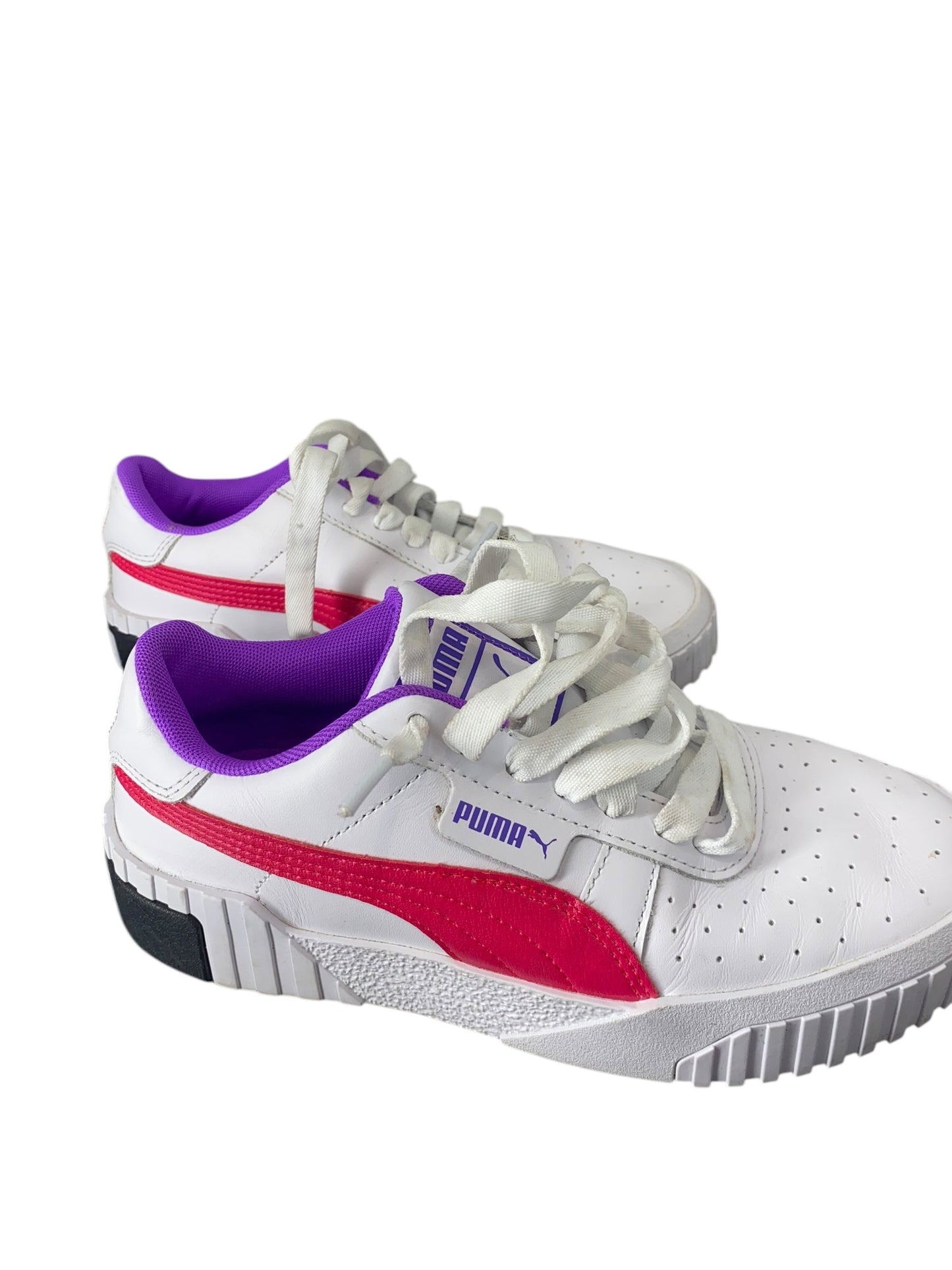 Shoes Sneakers By Puma In Pink & Purple, Size: 6.5