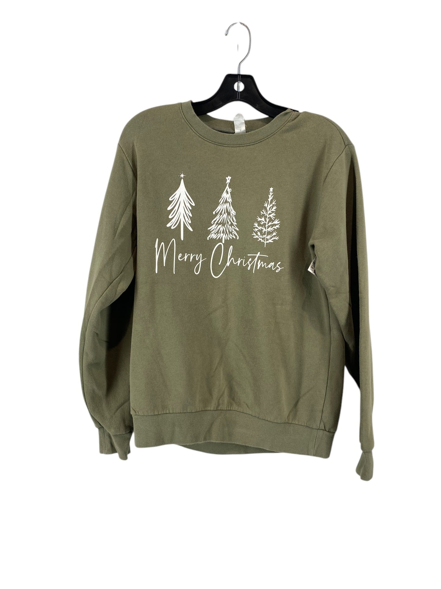 Sweatshirt Crewneck By Alternative In Green, Size: S