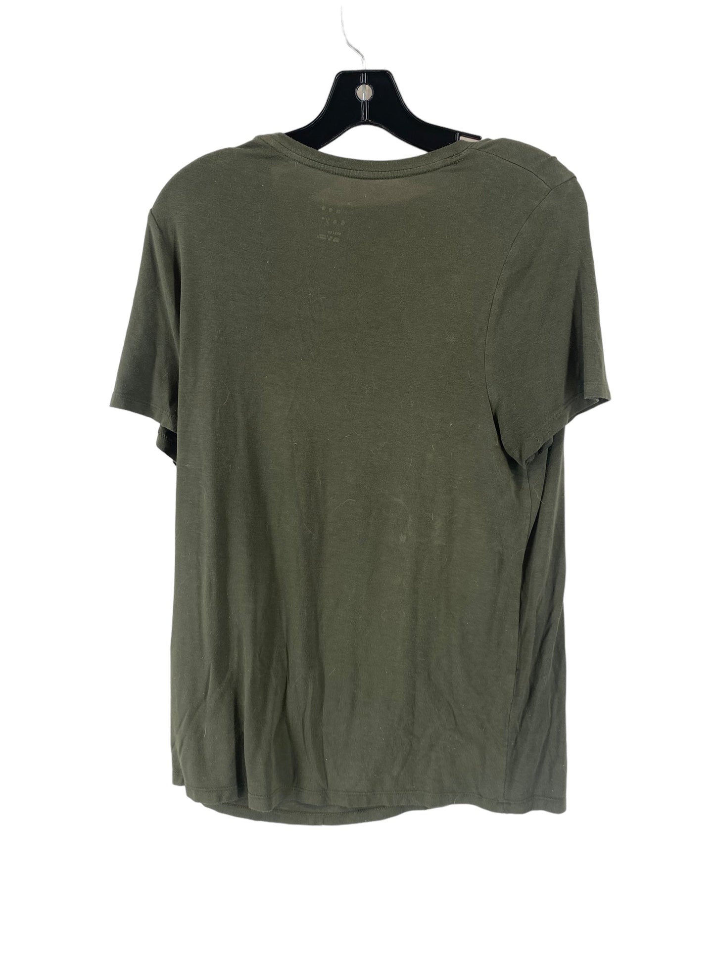 Green Top Short Sleeve Basic A New Day, Size M