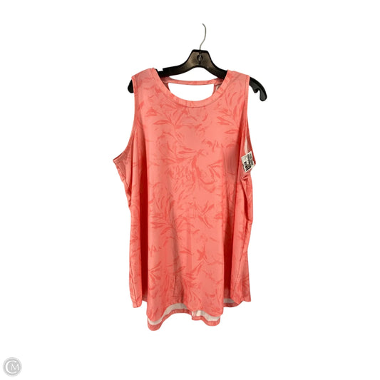 Athletic Tank Top By Livi Active In Pink, Size: 18