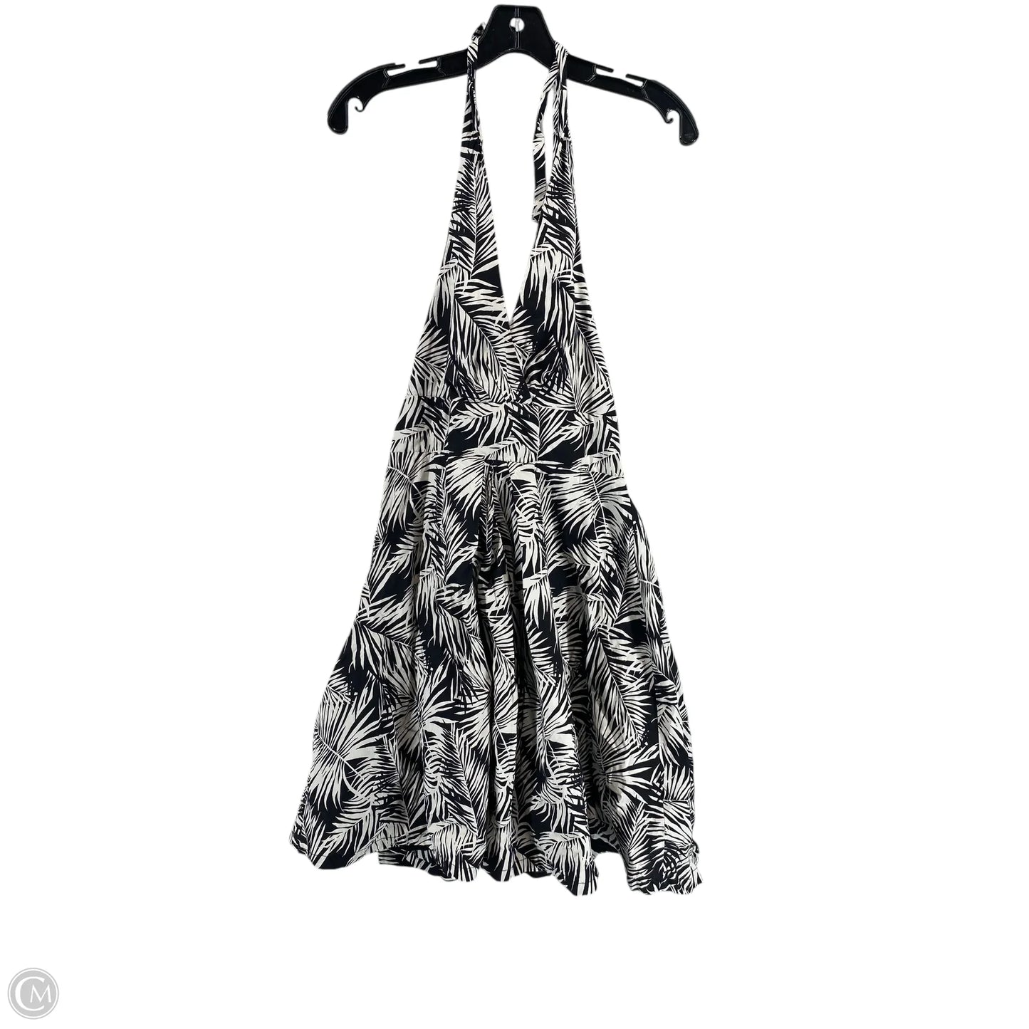 Dress Casual Short By H&m In Black & White, Size: 8