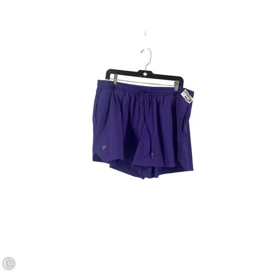 Athletic Shorts By Fabletics In Purple, Size: Xxl