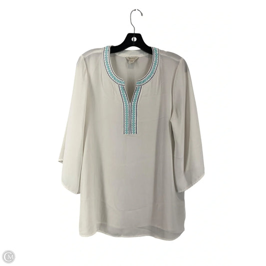 Top Long Sleeve By Ariat In White, Size: S