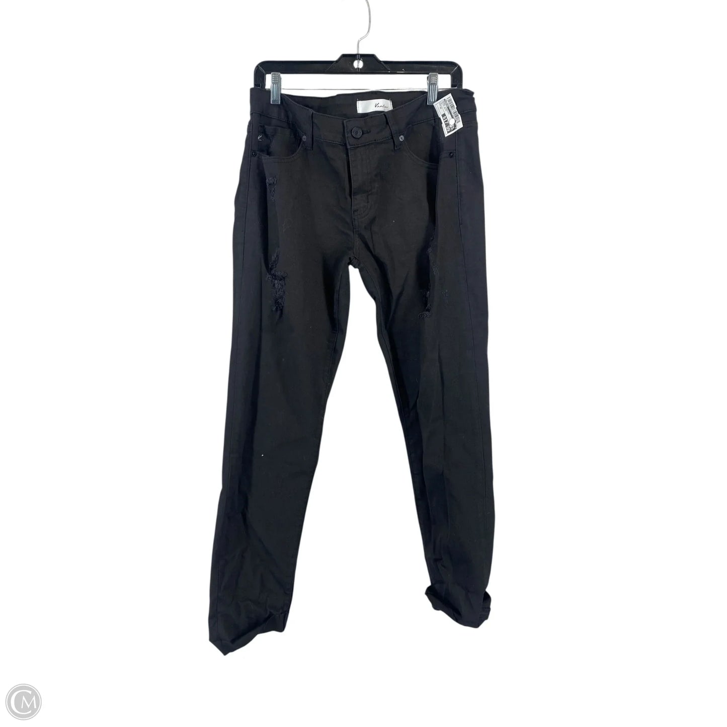 Jeans Straight By Kancan In Black Denim, Size: 16