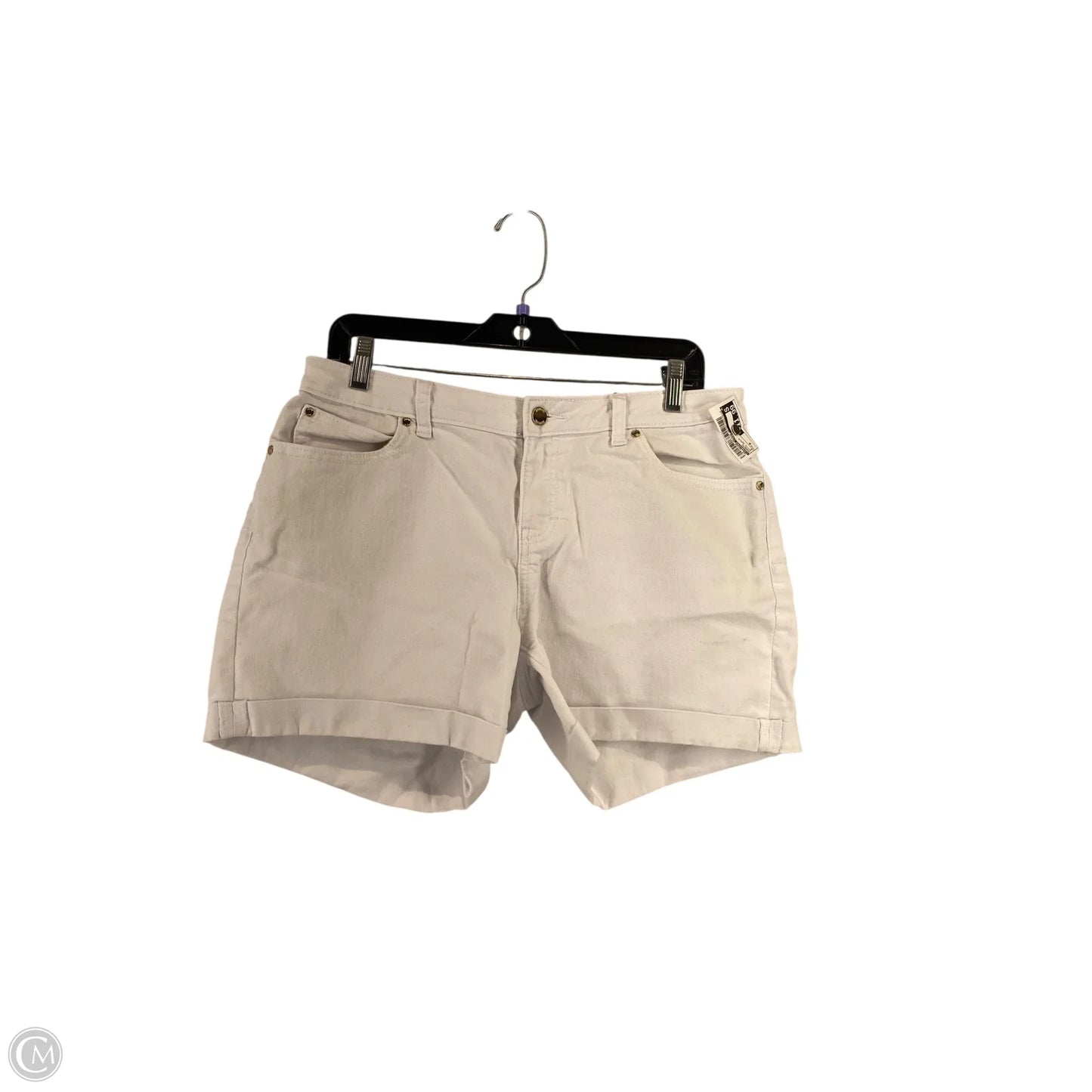 Shorts By Jennifer Lopez In White Denim, Size: 8