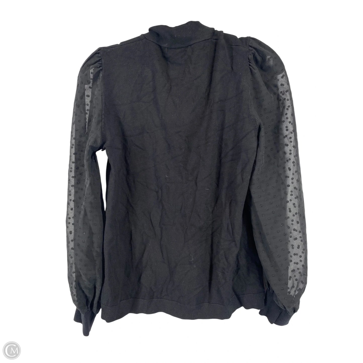 Top Long Sleeve By Adrianna Papell In Black, Size: Xs