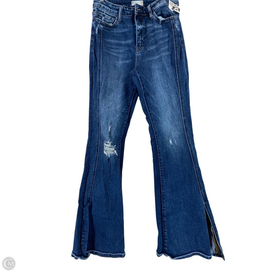 Jeans Flared By Altard State In Blue Denim, Size: 28
