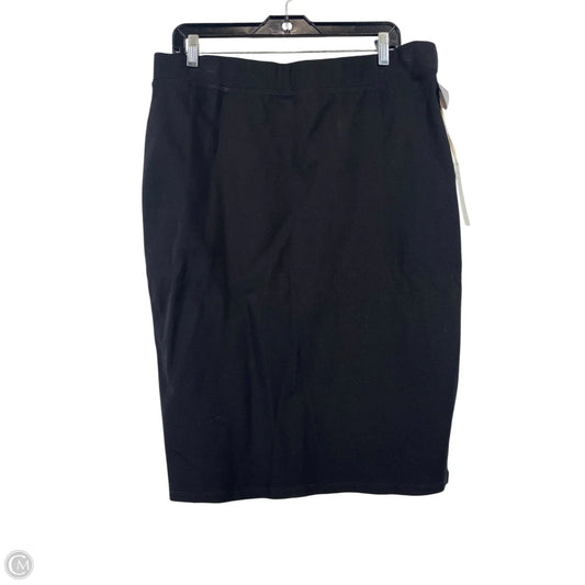Skirt Midi By Iris In Black, Size: 1x