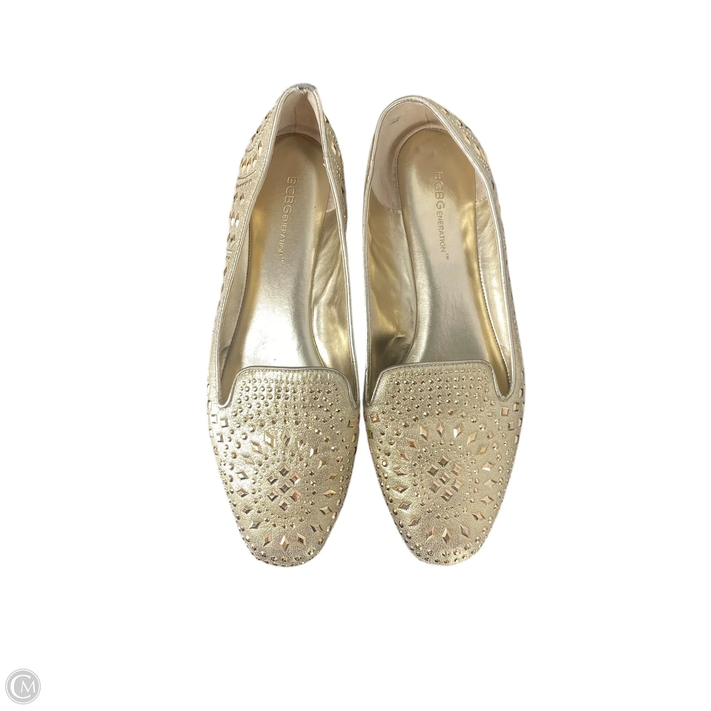 Shoes Flats By Bcbg In Gold, Size: 8
