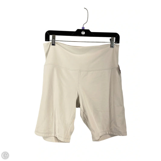 Athletic Shorts By Lululemon In White, Size: L