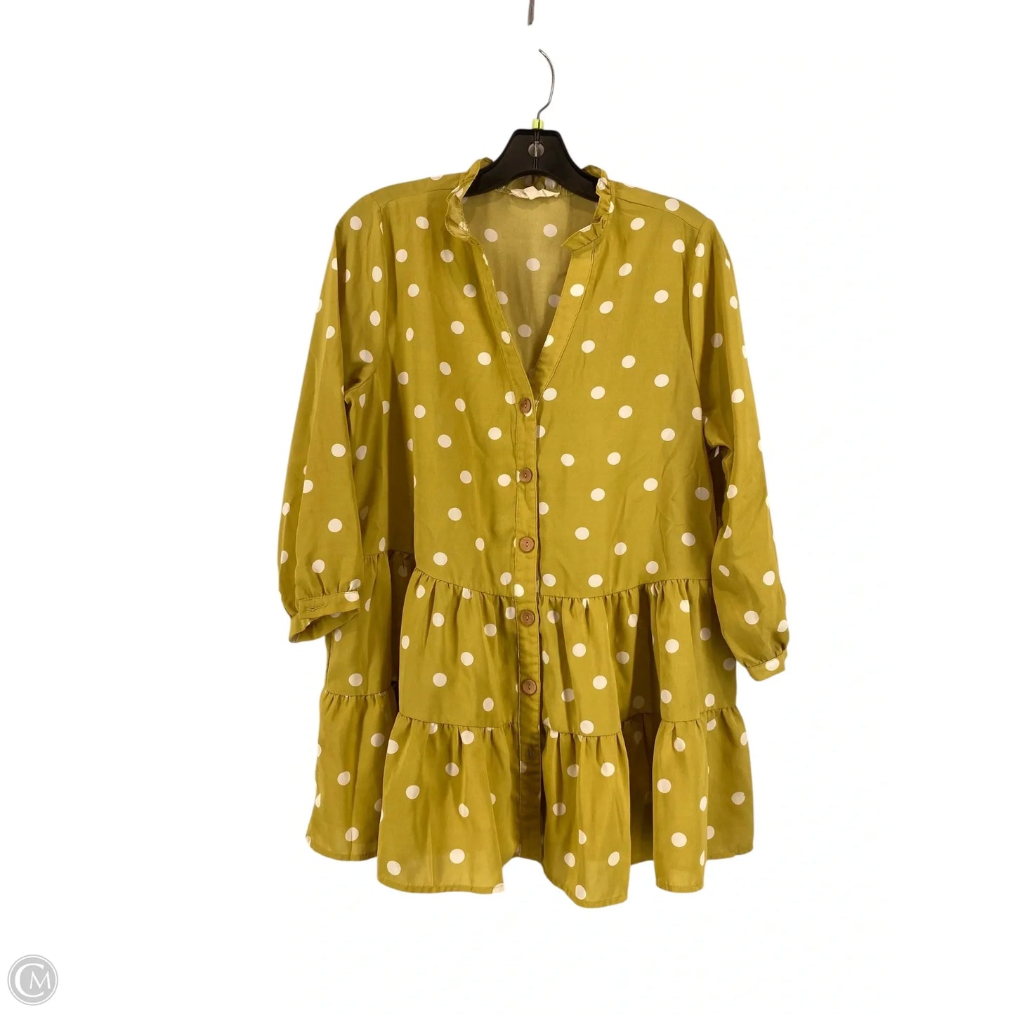 Top Long Sleeve By Entro In Green, Size: S