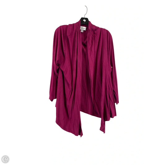 Cardigan By Avenue In Purple, Size: 22