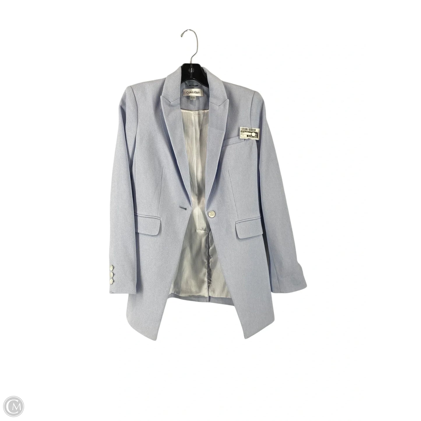 Blazer By Calvin Klein In Blue, Size: 4