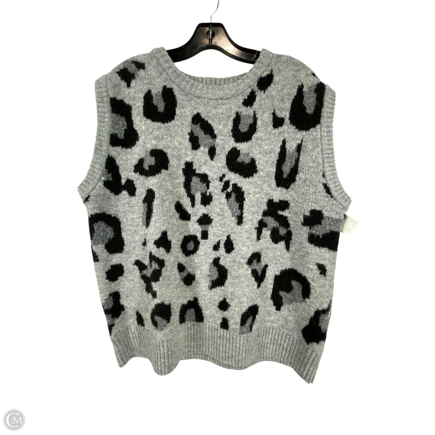 Vest Sweater By Easel In Animal Print, Size: S