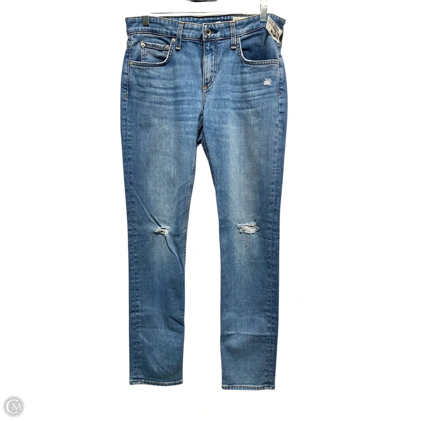 Jeans Boyfriend By Rag And Bone In Blue Denim, Size: 26