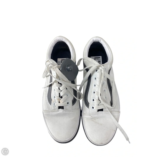 Shoes Sneakers By Vans In White, Size: 7.5